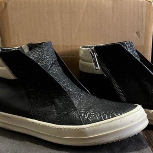 Rick Owens Island Dunks Size 43 Black/Milk E172318